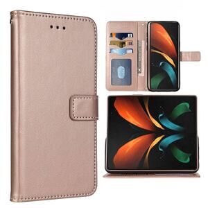 Rose Gold Wallet Case Wrist Strap Phone Case